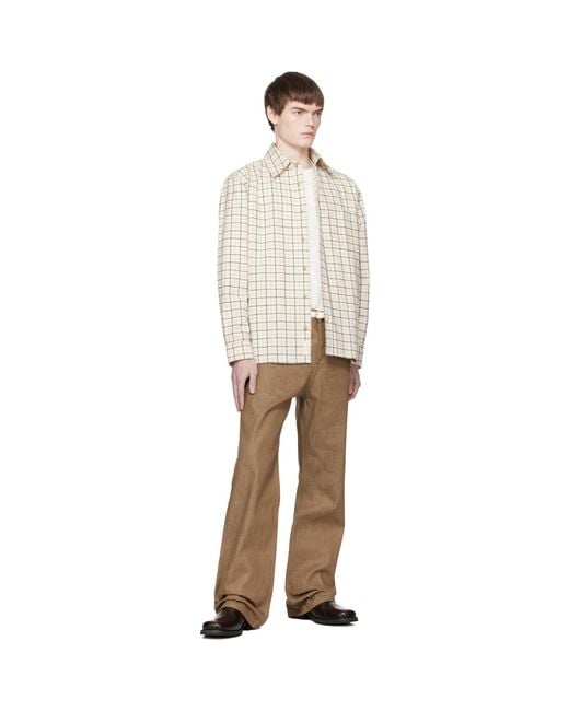 A.P.C. Brown Tan Arno Jeans for men
