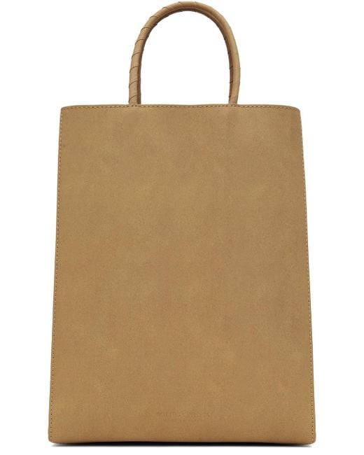 Bottega Veneta Natural Beige 'the Small Brown Bag' Tote for men