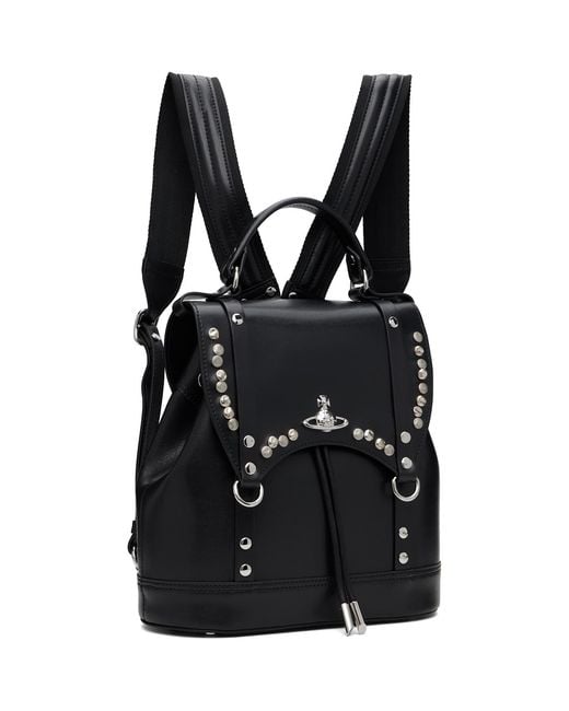 Vivienne Westwood Black Max Small Backpack for men