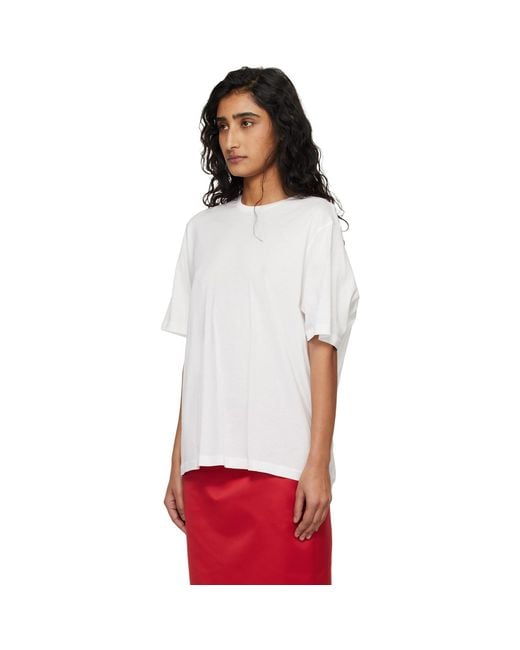 Frankie Shop Red Harper Soft Organic T-Shirt