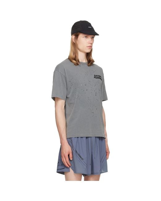 Satisfy Gray Mothtech T-Shirt for men