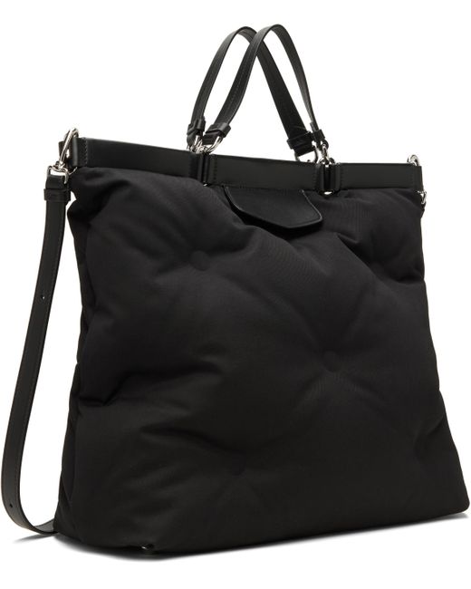 メンズ Maison Margiela ブラック ラージ Glam Slam Carryall トートバッグ Black