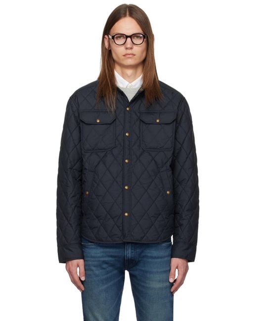 Polo Ralph Lauren Black Quilted Jacket for men