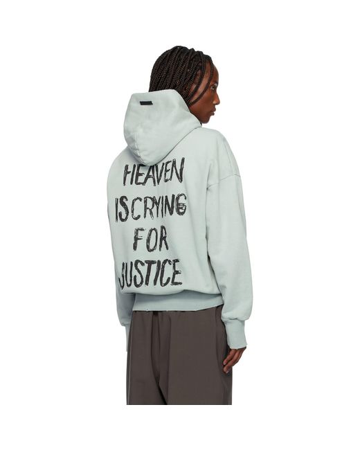 Fear Of God Gray 'Heaven' Hoodie