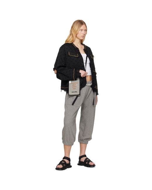 Undercover Black Platform Sandals