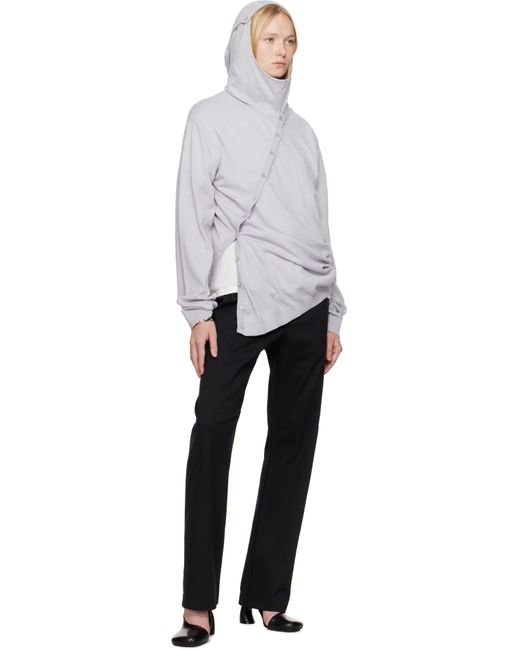 Post Archive Faction PAF White 8.0 Center Knit Hoodie