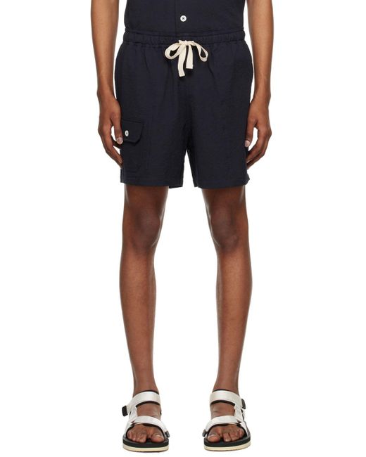 Howlin' By Morrison Blue Hold On Shorts for men