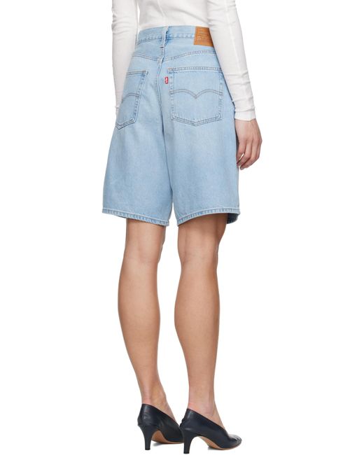 カジュアル♪【Levi's】ブルー Baggy Dad デニムショートパンツ Levi's ブルー Baggy Dad デニムショートパンツ ブルー | Lyst