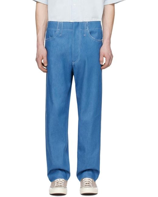 Camiel Fortgens Blue Normal Jeans for men