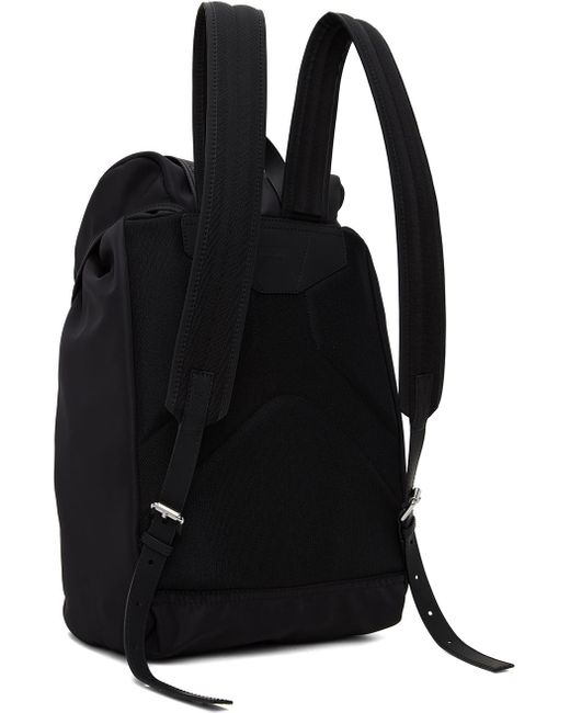 Moschino Black Logo Backpack for men