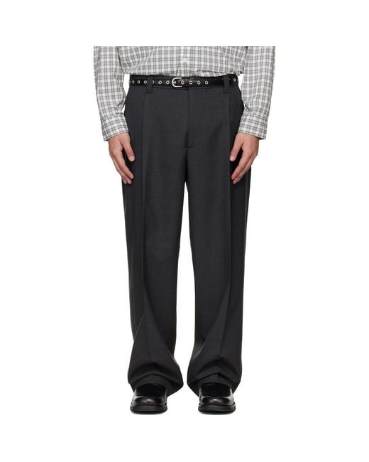 mfpen Black Service Trousers for men