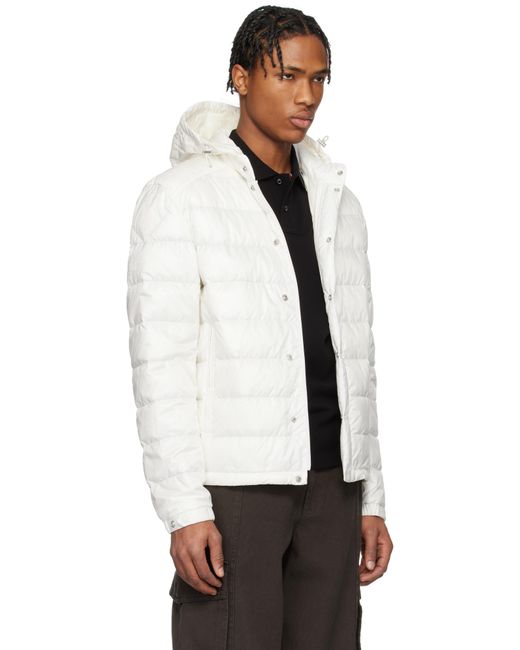 Moncler Black Gliere Hooded Short Down Jacket for men