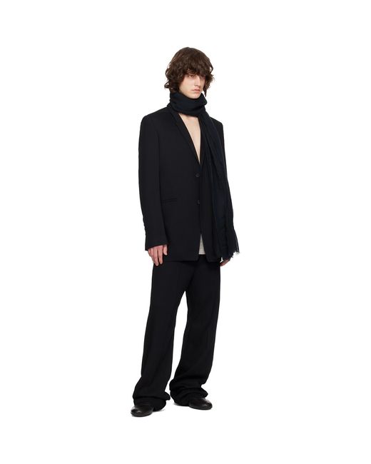Rick Owens Black Temple Concordian Blazer for men