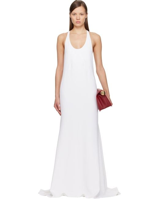 Jacquemus White 'The Marcel' Maxi Dress