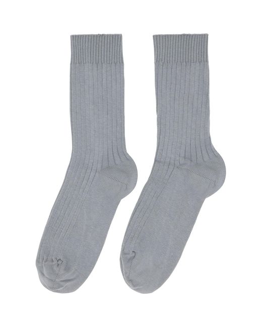 Baserange Red Three-Pack Rib Overankle Socks