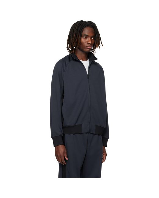 On Shoes Blue Courtside Full-Zip Sweatshirt for men