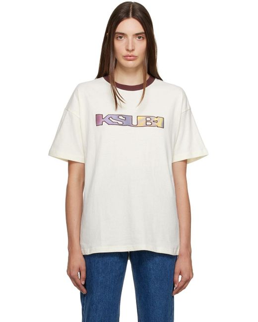 Ksubi Off-white Refract Sott Oh G T-shirt