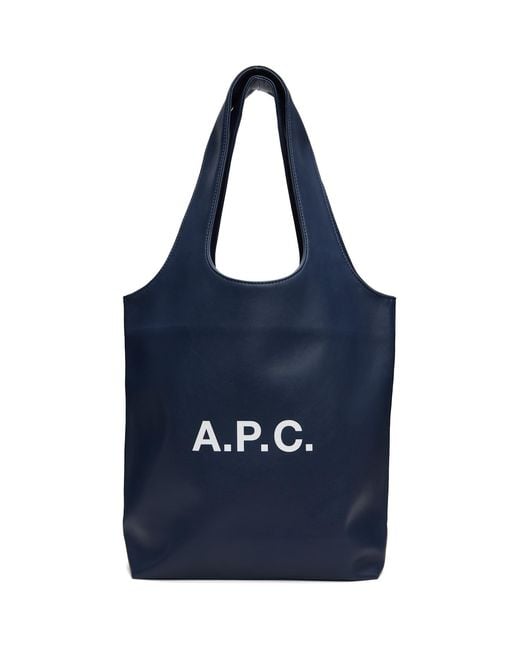 A.P.C. Blue Ninon Small Tote