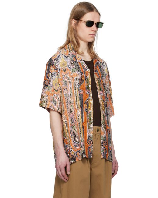 メンズ Isabel Marant オレンジ Vazlo シャツ Orange
