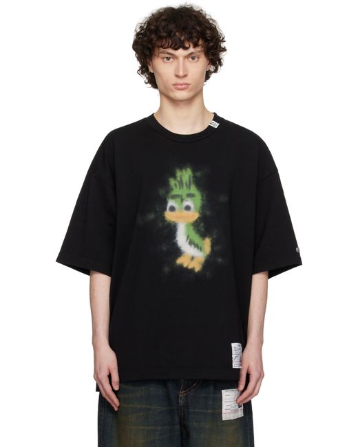 メンズ Maison Mihara Yasuhiro ブラック Leon Printed Tシャツ Black