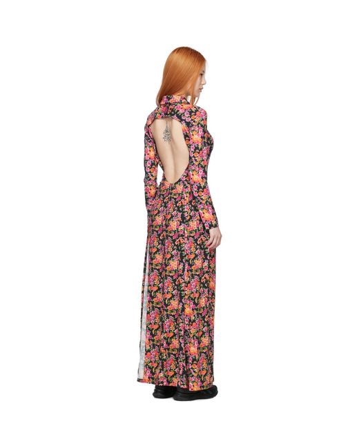 Commission Multicolor Black Dean Maxi Dress