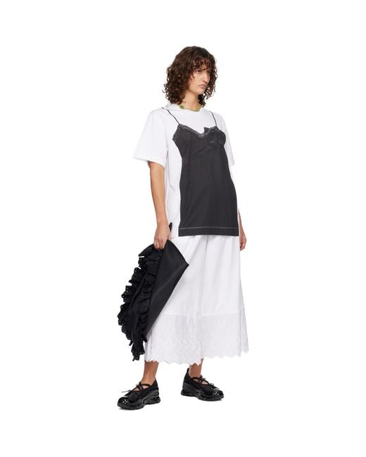 Simone Rocha Black Pillowcase Satchel Bag
