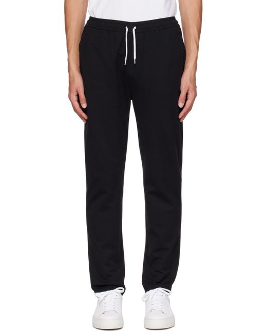 Fred Perry Black Reverse Sweatpants for men
