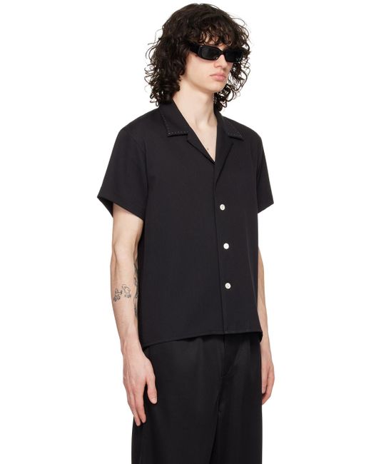 Second/Layer Black Avenue Shirt for men