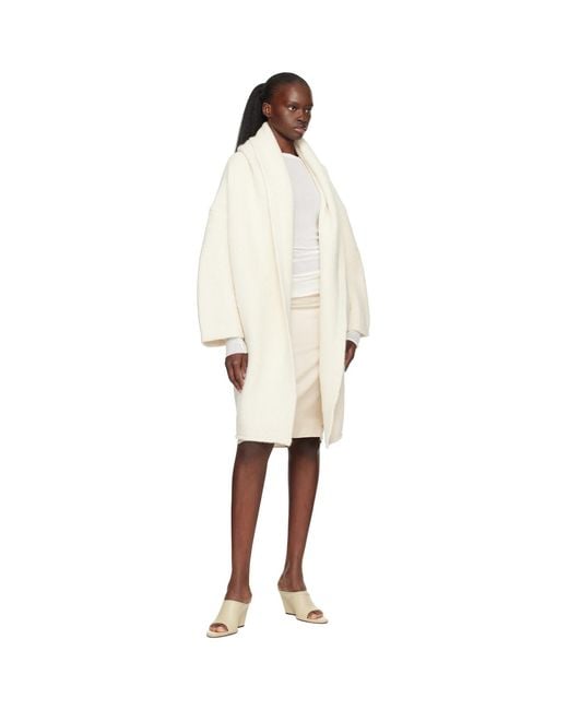 Lauren Manoogian Natural Off- Capote Coat