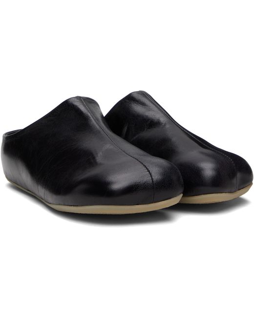 MM6 by Maison Margiela Black Factory Sabot Loafers