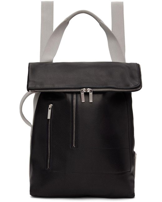 Rick Owens Black Cargo Backpack for Men | Lyst