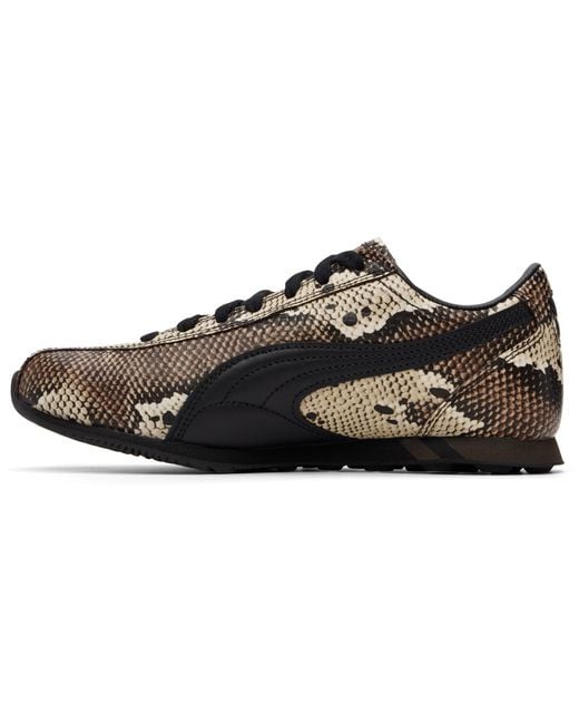 PUMA Black Sprint Snake Sneakers