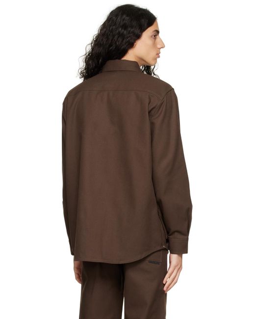 GR10K Brown Utility Shirt for men