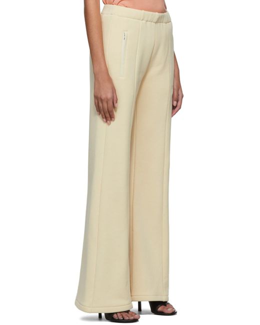 Amiri Natural Wide-Leg Sweatpants