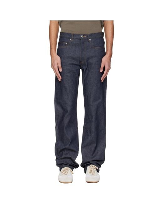 A.P.C. Black Rescue Jeans for men