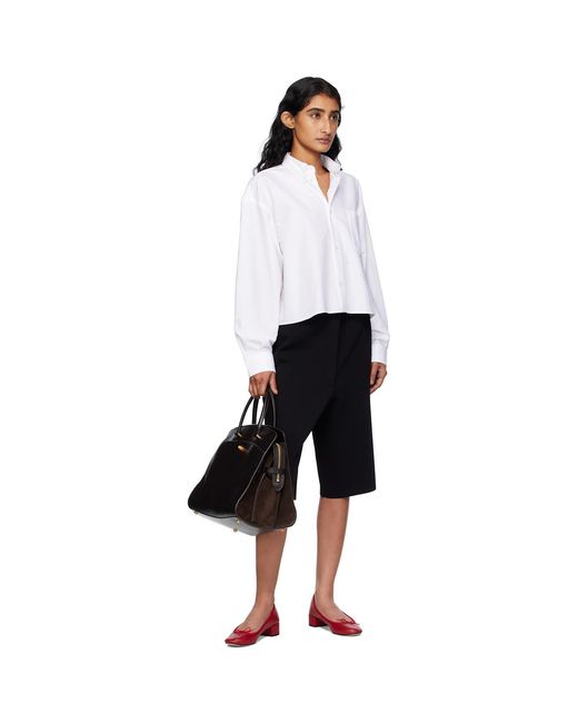 A.P.C. White Sophia Button Down Shirt