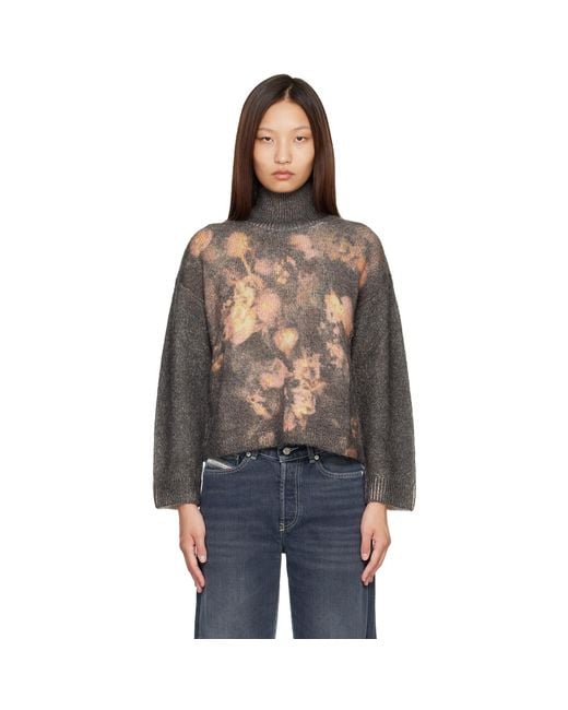 DIESEL Brown M-Ciura Turtleneck