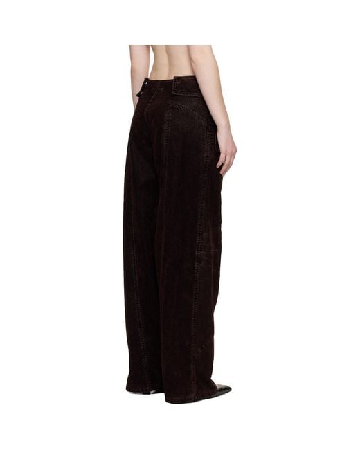 Jean Paul Gaultier Black Minimal Moto Trousers