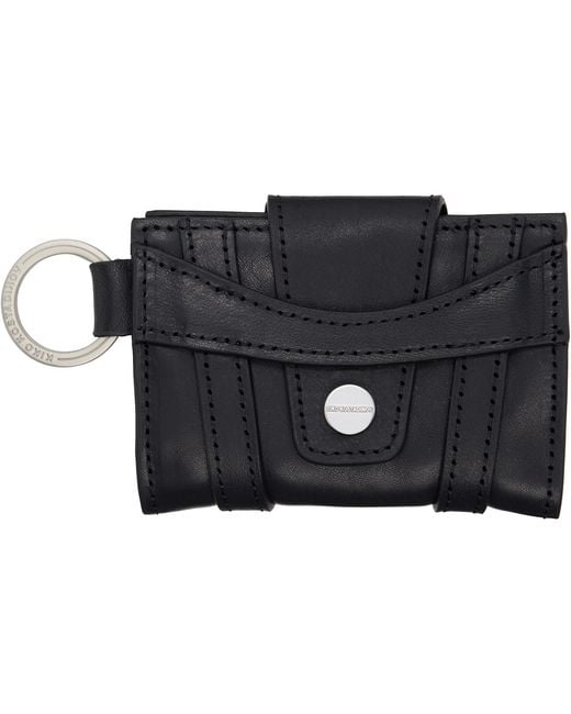 Kiko Kostadinov Black Orvos Card Holder for men