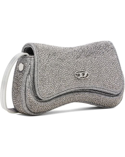 DIESEL Gray Play Crossbody Xs Bag