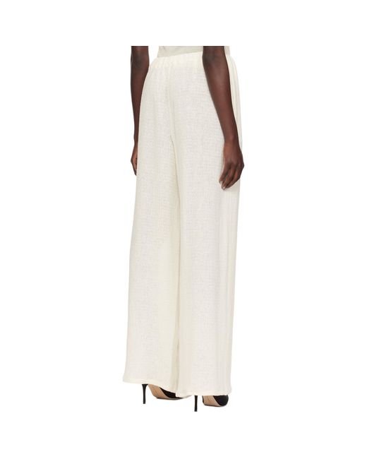 Ludovic de Saint Sernin Natural Off- Elasticized Waistband Trousers