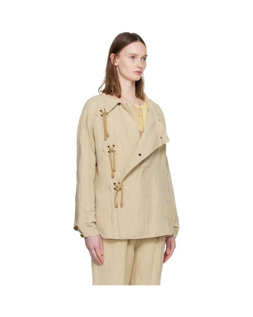 Isabel Marant Natural Sanae Jacket