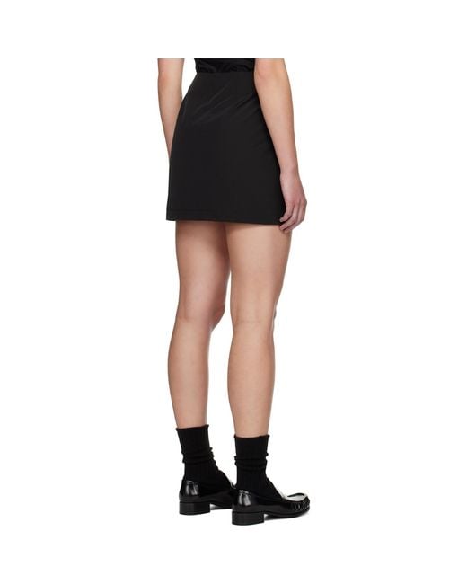 Wynn Hamlyn Black Sophia Miniskirt