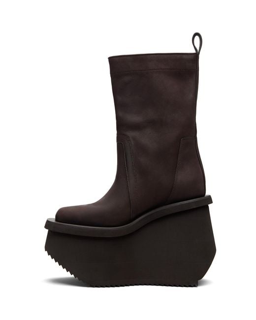 Rick Owens Black Concordians Factory Boots for men
