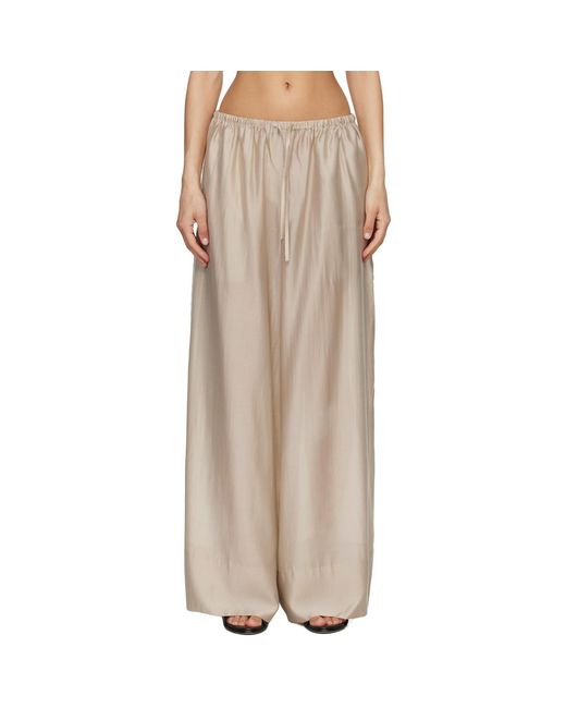 Entire studios Natural Vento Wide Leg Trousers