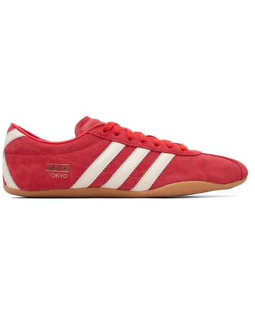 Adidas Originals Red Tokyo Sneakers for men