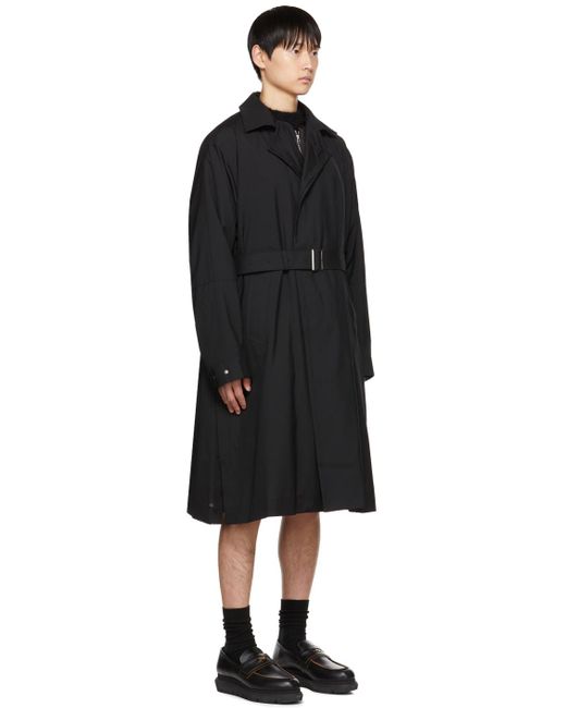 Sacai Black Suiting Coat for men