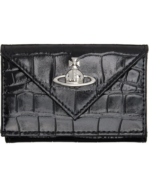 Vivienne Westwood Metallic Envelope Billfold Wallet for men