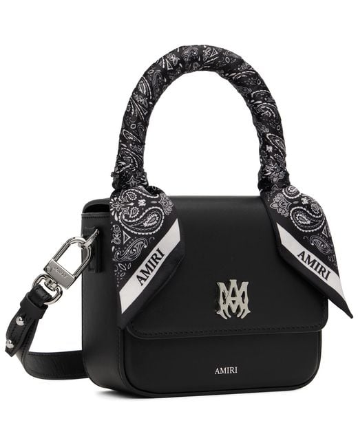 Amiri Black Micro Ma Bag