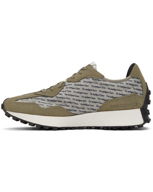 New Balance Green 'the Intelligent Choice' 327 Sneakers for
